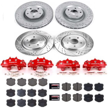 Power Stop Z23 Evolution Sport Brake Upgrade Kits with Calipers KC1445