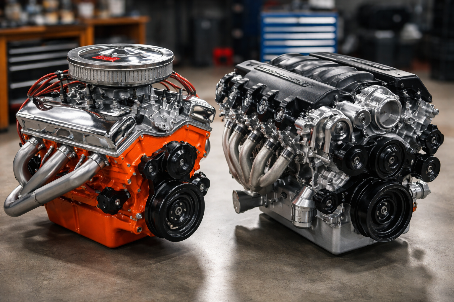 Chevrolet Small-Block 350 and the LS3 6.2L V8