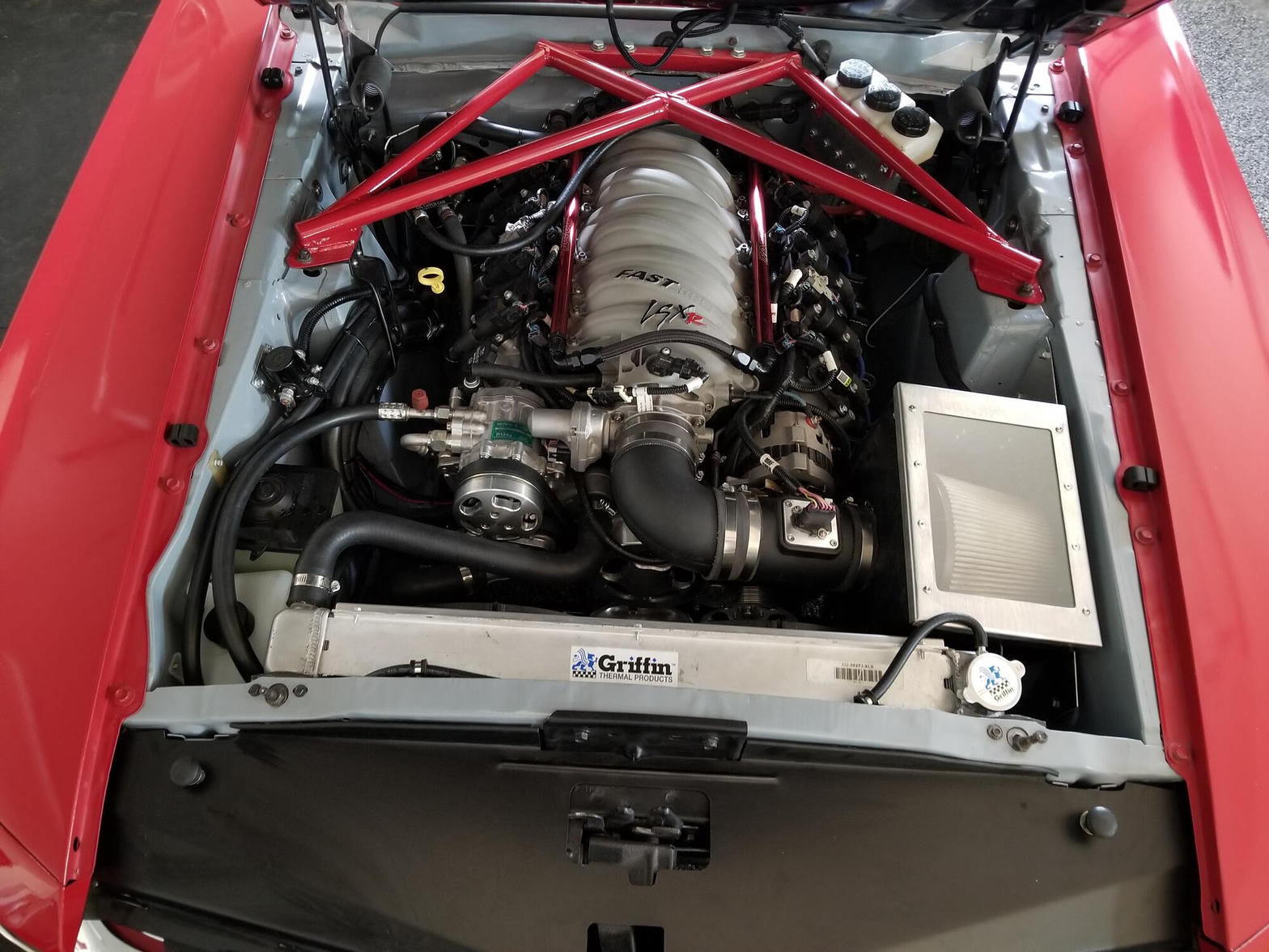 LS crate engine swap into a 1967 Mustang
